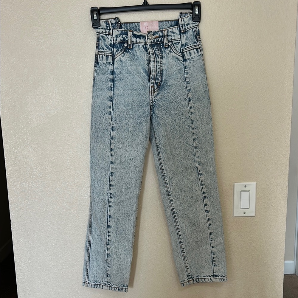 Women's REVICE High Rise Blue Jeans Classic Style